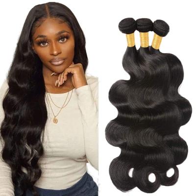 BODY WAVE Cheap Natural  Remy Indian Human Hair Vendor Weave Bundles and wefts