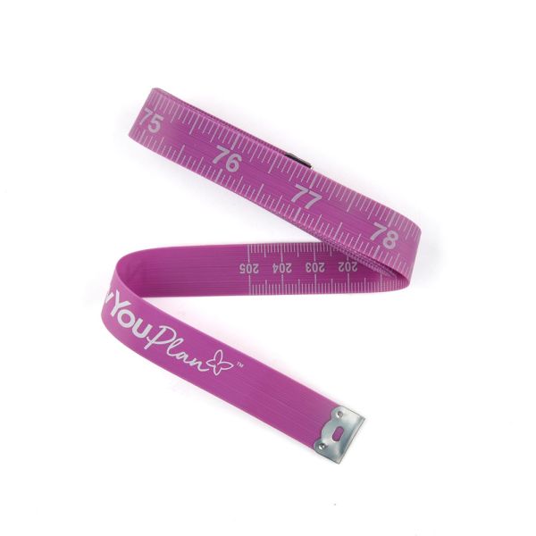 80 Inches 200cm Weight Loss Tape Measure Purple For Healthcare Measurement