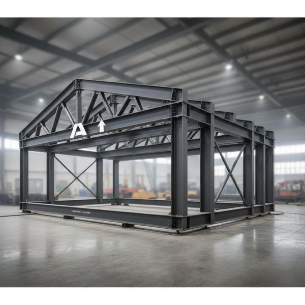 Customizable Heavy Duty Truss with 30% Roof Pitch and Class A Fireproof Rating for Large Scale Buildings