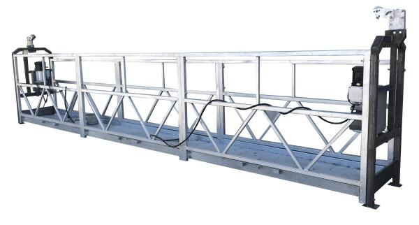 Painted Steel Swing Stage Equipment , 6m Rope Suspended Platform Hoist