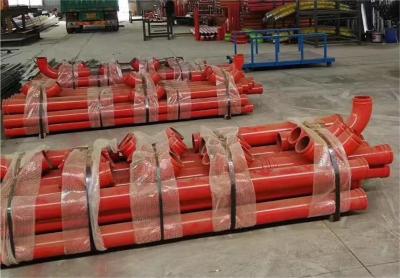 Double Layer 5mm Thickness Pipes For SANY Concrete Boom Pump