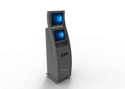 Kiosque motorisé de 17 pouces pour le paiement en ligne à l' intérieur avec imprimante de carte de passe