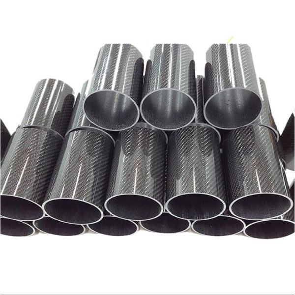 Round Carbon Fiber Rods And Tubes , Pultruded Carbon Fibre Tube