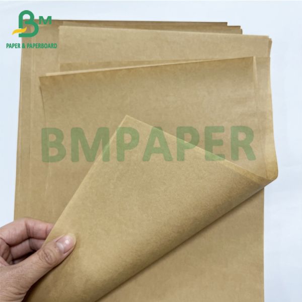 Bolsa de papel fuerte de 45 gramos 60 gramos de color natural Papel Kraft puro