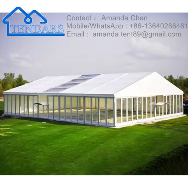 Comfortable Nice Aluminum Frame Wedding Shape Tent/A Frame Transparent Marquee Tent Event Marquee Tent