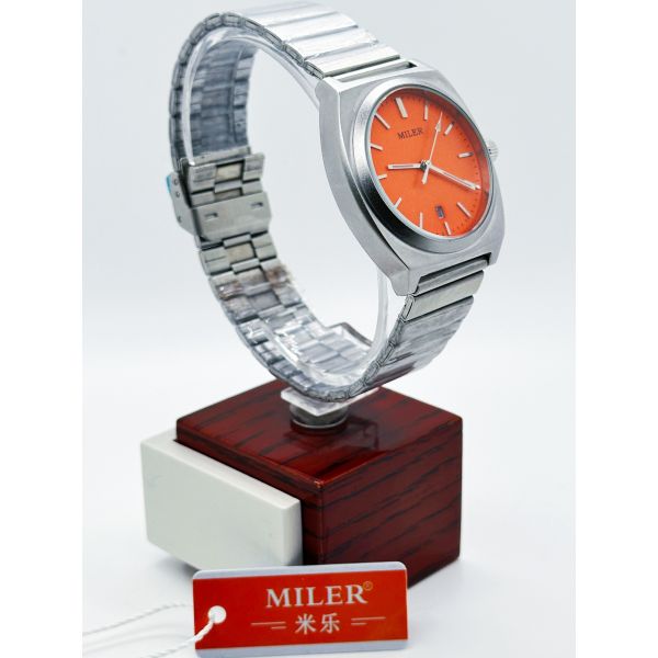 Мода Допамин Календарь Роскошные нержавеющие часы для мужчин и женщин