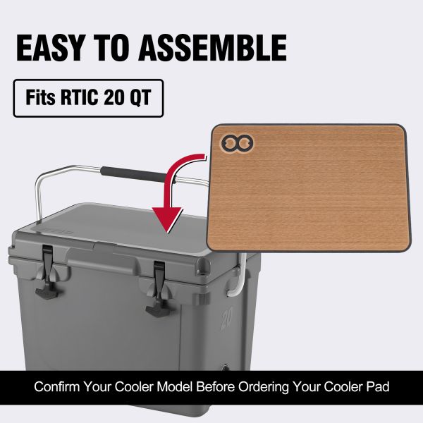 16.7 Inch EVA Foam Mat Non Slip Cooler Pad for RTIC 20 Cooler Box Lightweight Durable