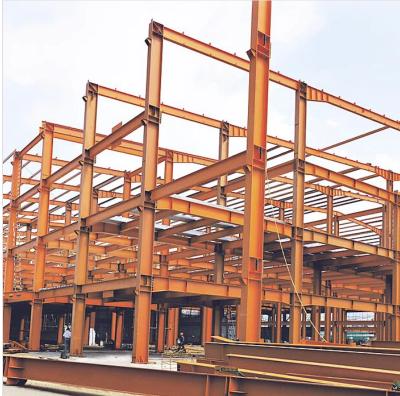 Reusable Fabricated Steel Structures Customized Industrial Steel Structure With
