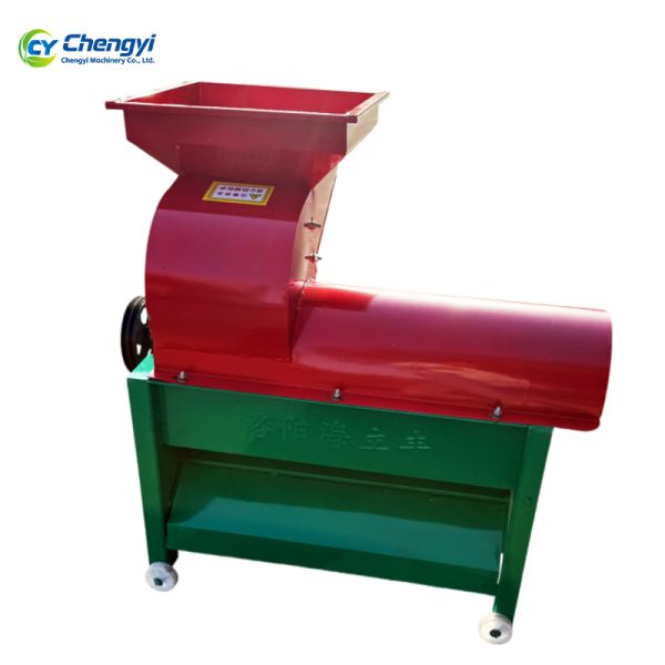Automatic Steel Hammer Corn Thresher Machine Maize Processing Mill Advanced Sheller Unit For Industry