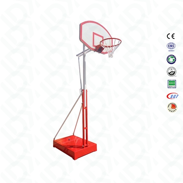 Red Basketball Hoop Mini Basketball Goal Movable Basketball Post For Kids Hot Sales
