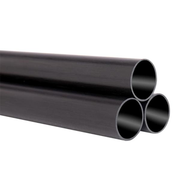 Tubo forte da fibra do carbono de Pultruded da resistência de corrosão para a construção