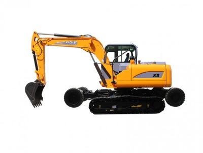Mini Wheel Excavator  & crawler  Excavator Track With Hydraulic Attachments 7730*2510*2750mm
