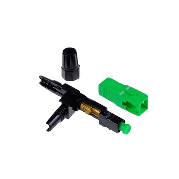 Free Sample Ftth 0.2dB L52mm SC APC Fiber Optic Connector