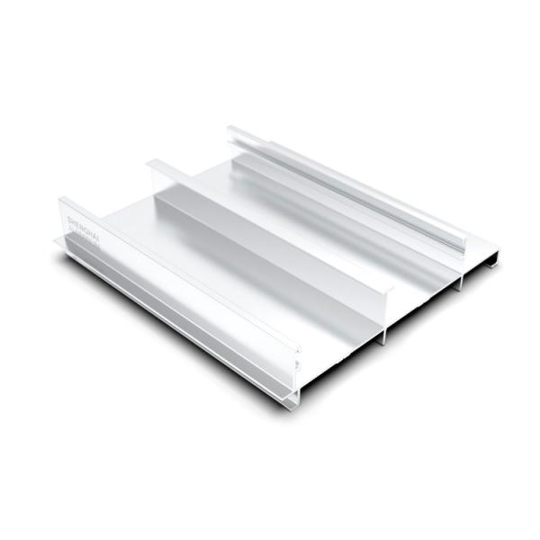 Shiny Silver Interior Sliding Window 6063 Aluminum Channel Extrusions