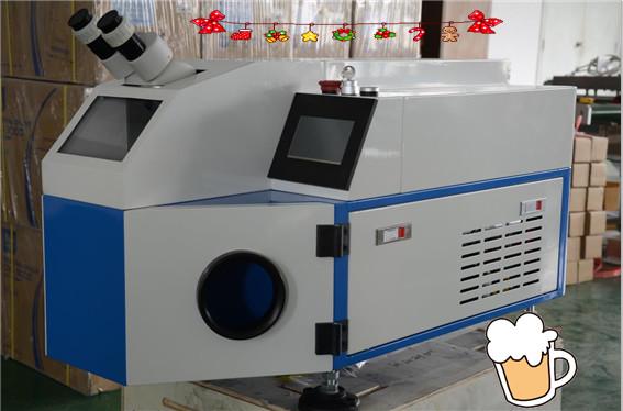 80W Jewerly Soldering Machine Bule Color , Jewelry welding Machine For Stainless Steel