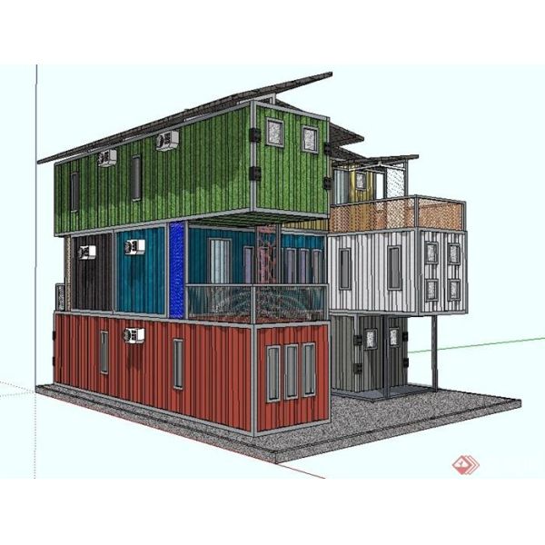 Дом контейнера быстрой движимости установки Prefab отделяемый полуфабрикат