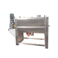 Misturador de fita horizontal de aço carbono resistente para produtos químicos 20 - 100 rpm