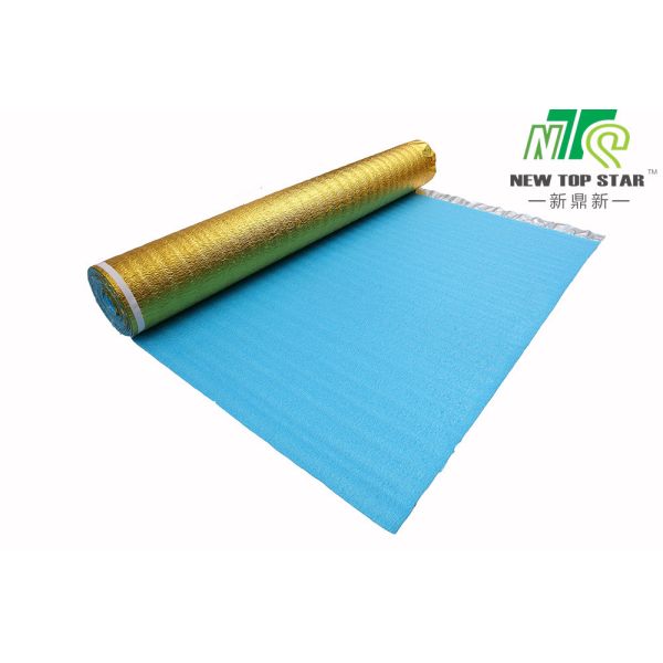 2mm IXPE пенятся положенный в основу роскошный слоистый верхний сегмент с золотым фильмом