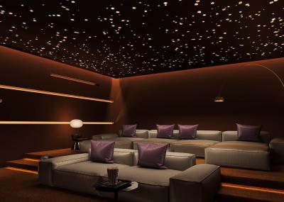 Polyester Fiberboard Fiber Optic Star Ceiling Light 9mm Thickness Easy Installation