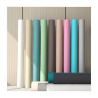 Tapis peints en vinyle de couleur solide Tapis peints en 3D Autocollants pour la décoration intérieure