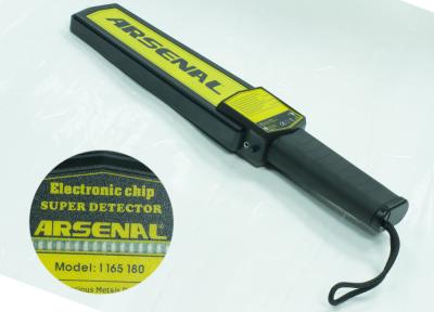 Detector de metais portátil de pouco peso da varinha da mão para a inspeção pessoal da segurança