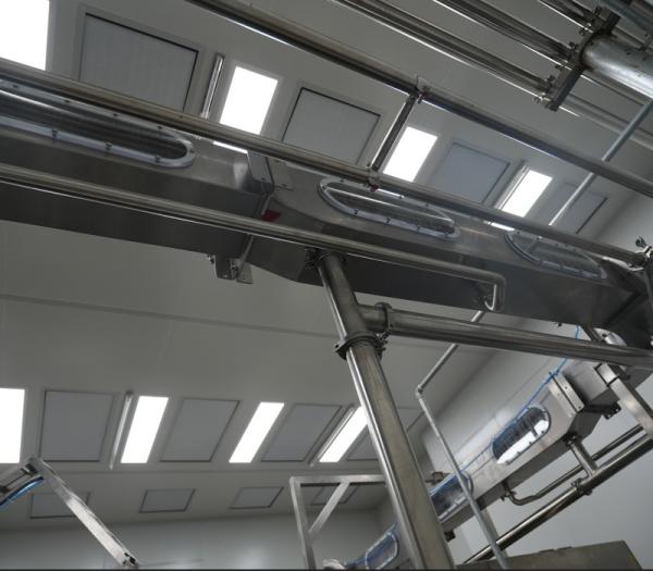 High-speed PLC-controlled Cap Washer For Bottling Line For 60,000 BPH Bottled Water Production Lines