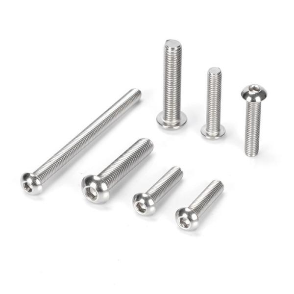 ISO7380 Stainless Steel M3 M4 Torx With Pin Button Head Hex Drive Screws