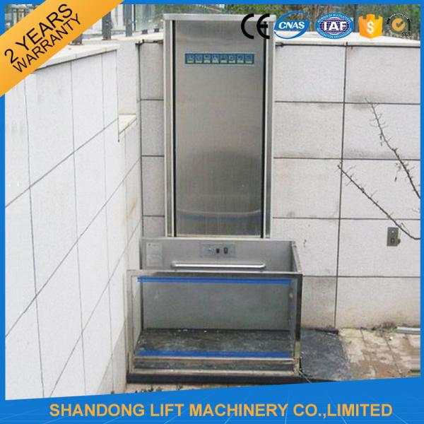 Electric Hydraulic Scissor Lift Tables , Stainless Steel Disability Lifting Equipment 