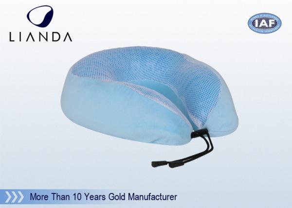 Custom Car Cooling Gel Pillow , Memory Foam Massage Travel Neck Pillow