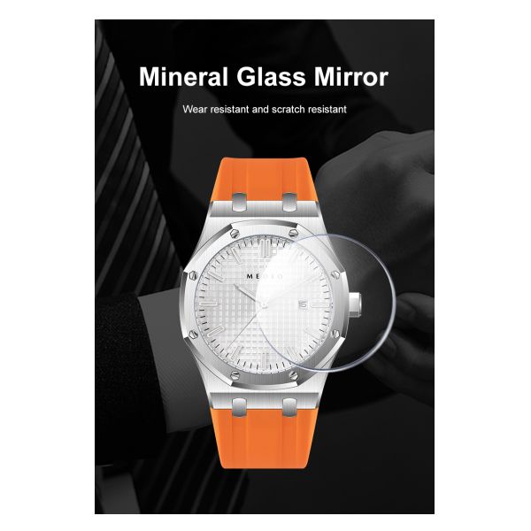 Premium Silver-white Men's Quartz Watch · 3ATM Water Resistant | Customizable Logo - OEM/ODM
