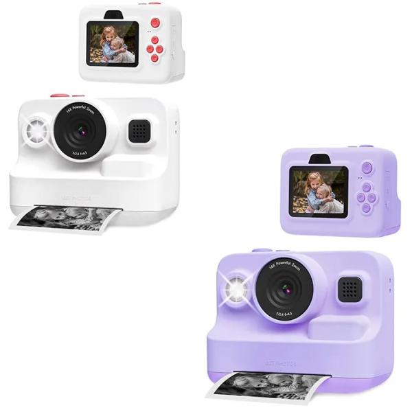 Mini Printer Portable Thermal Digital Children Photo Kids Camera Video Toy Gifts Lightweight and Compact