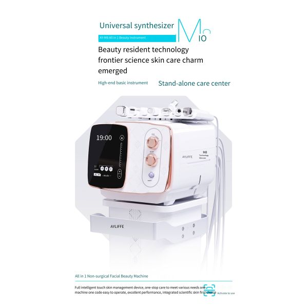 Multifunctional Skin Care System Deep Cleaning 8 In 1 Microdermabrasion Machine