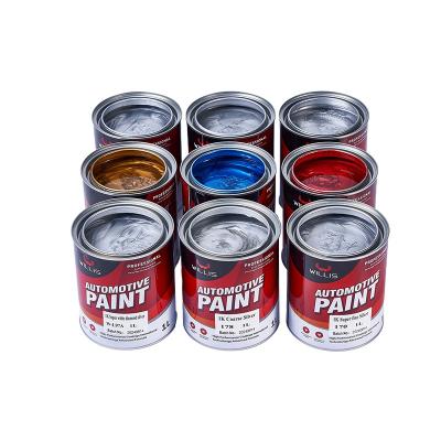 Revestimento em pó de prata para pintura automática metálica Topcoat Acrílico Laca Spray Paint