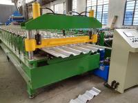 Metal automático do tamanho IBR da mudança que telha o rolo que forma a máquina com o tela táctil