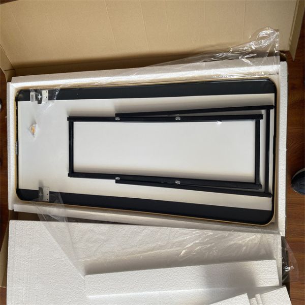 Square Frame Gold Full Length Floor Mirror for Decorative in Living Room and Bedroom