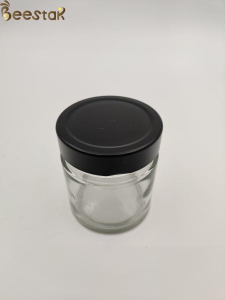 abelha de vidro Honey Glass Jar de Honey Glass Bottles In Stock do frasco do doce da boca larga de 25ml 50ml