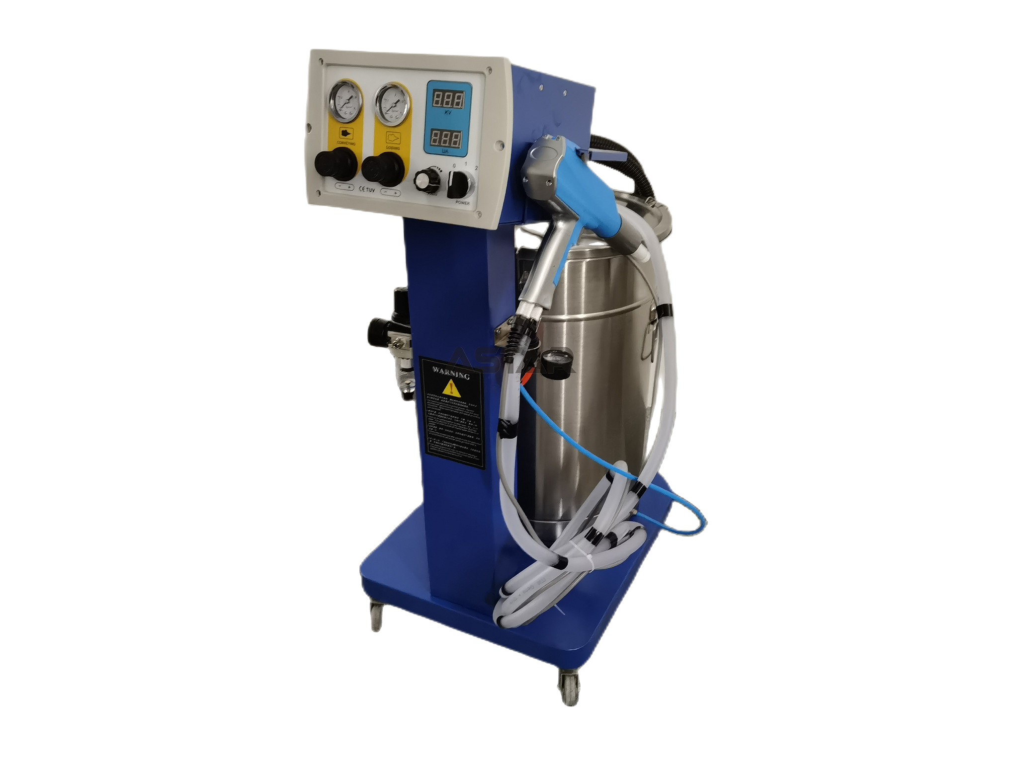 Оборудования для нанесения покрытия порошка ISO9001 50W машина AS602 краски порошка ручного алюминиевая