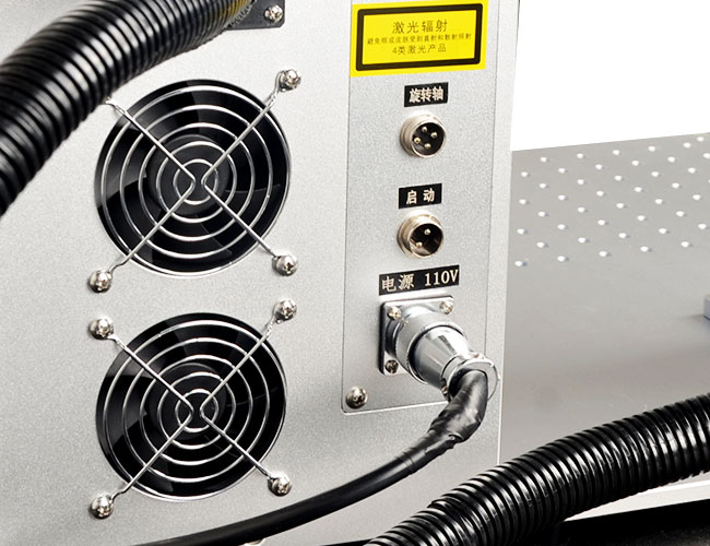 Portable 20W Fiber Laser Marking Machine For Stainless Steel / Metal