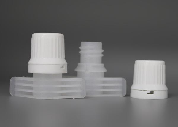 9.6mm Easy Pour Plastic Spout Caps With Safety Ring Top On Laundry Bags