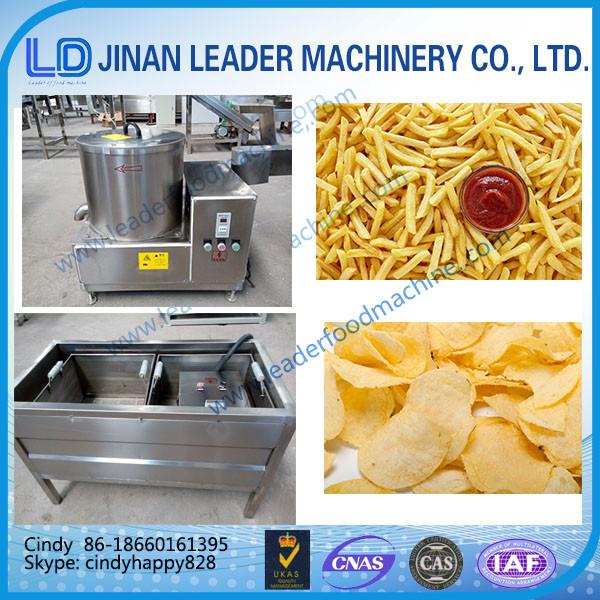 industrial thin crispy potato chips deep gas fryer machine