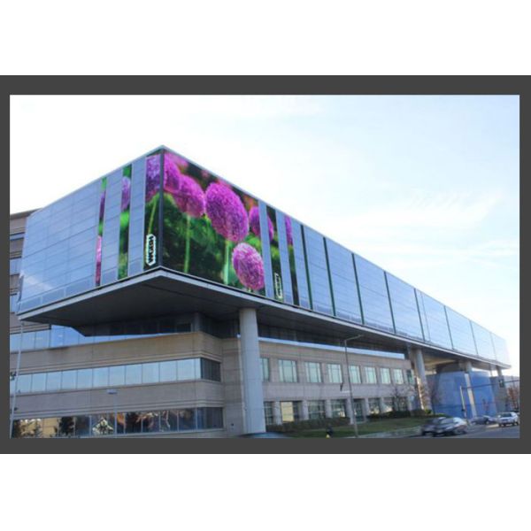 Light weight easy installation see-through Led Curtain Display with Meanwell Power supply