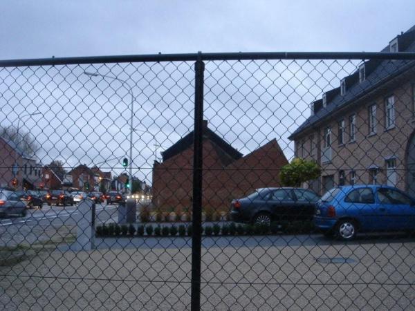 Black Vinyl Coated Steel Chain Wire Fence CYCLONE ,WIRE MESH FENCE