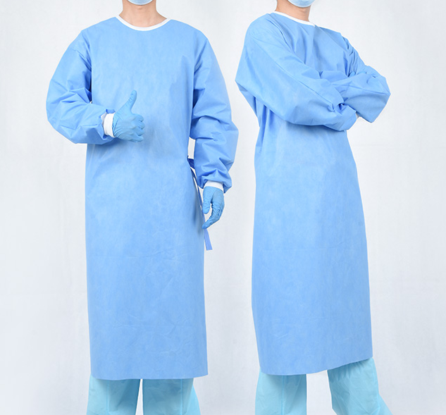 Sms Pp Pe Disposable Surgical Gown EO Gas Sterile CE Approval