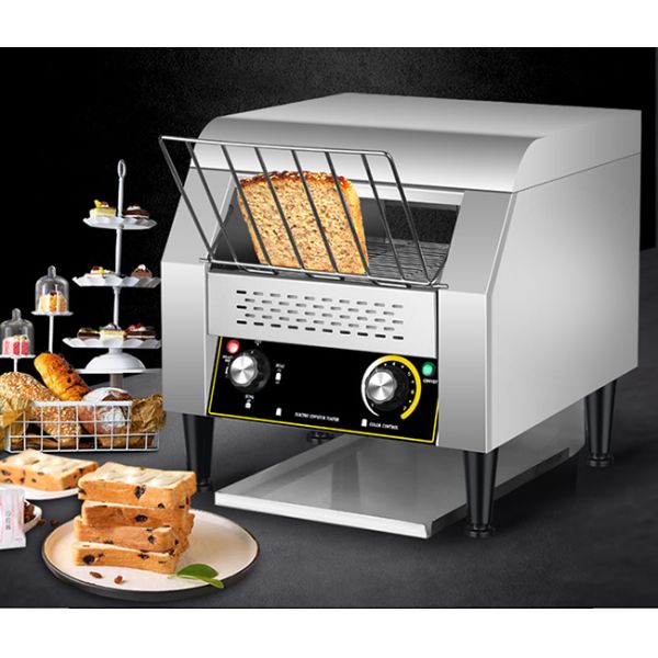 Небольшой продукт пекарни делая машиной регулируемый цепной транспортер хлеба скорости с различными влияниями выпечки