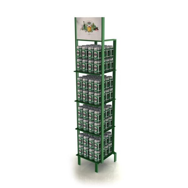 Customized Fashion Style Wine Rack Sparkling Beverage Metal Display Stands Wine Rack Metal for Pub