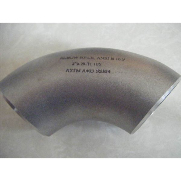 Sch80 Stainless Steel Pipe Fittings Elbow 90 Degree ASTM WP304