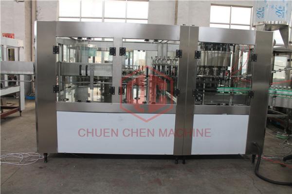 Anti - Foam Plastic Bottle Hot Juice Filling Machine For Beverage Production Line