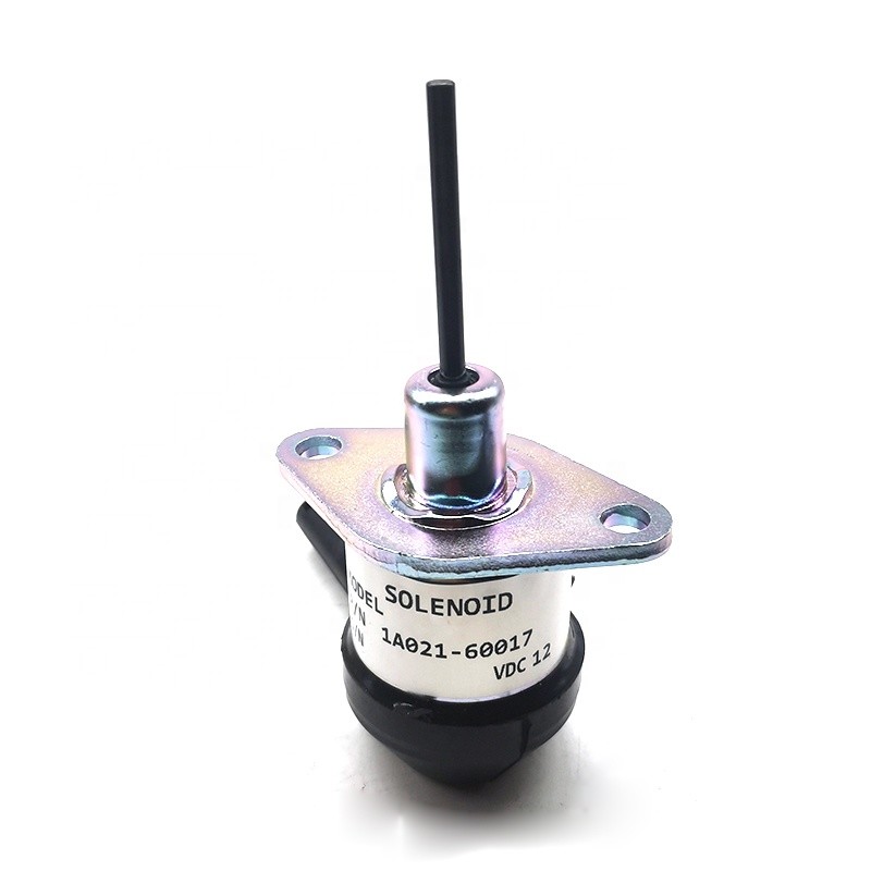 1A021-60017 12V Fuel Shutoff Solenoid Excavator Spare Parts For KUBOTA Tractors