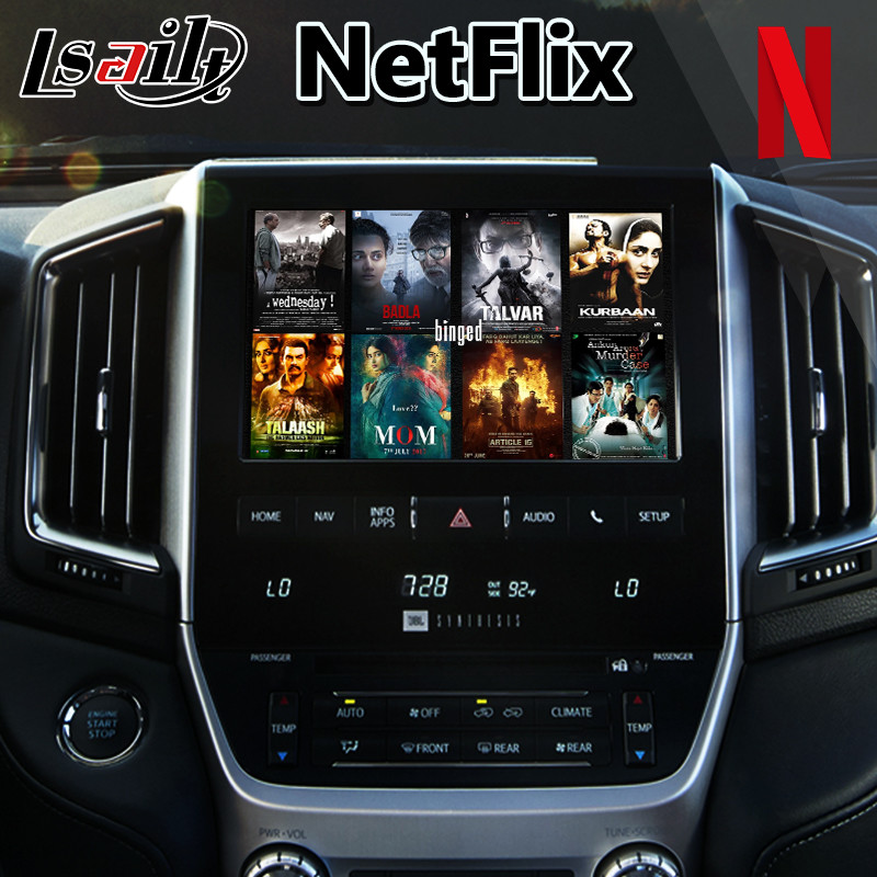 Интерфейс Carplay андроида видео- для крейсера LC200 VXR Сахары земли Тойота