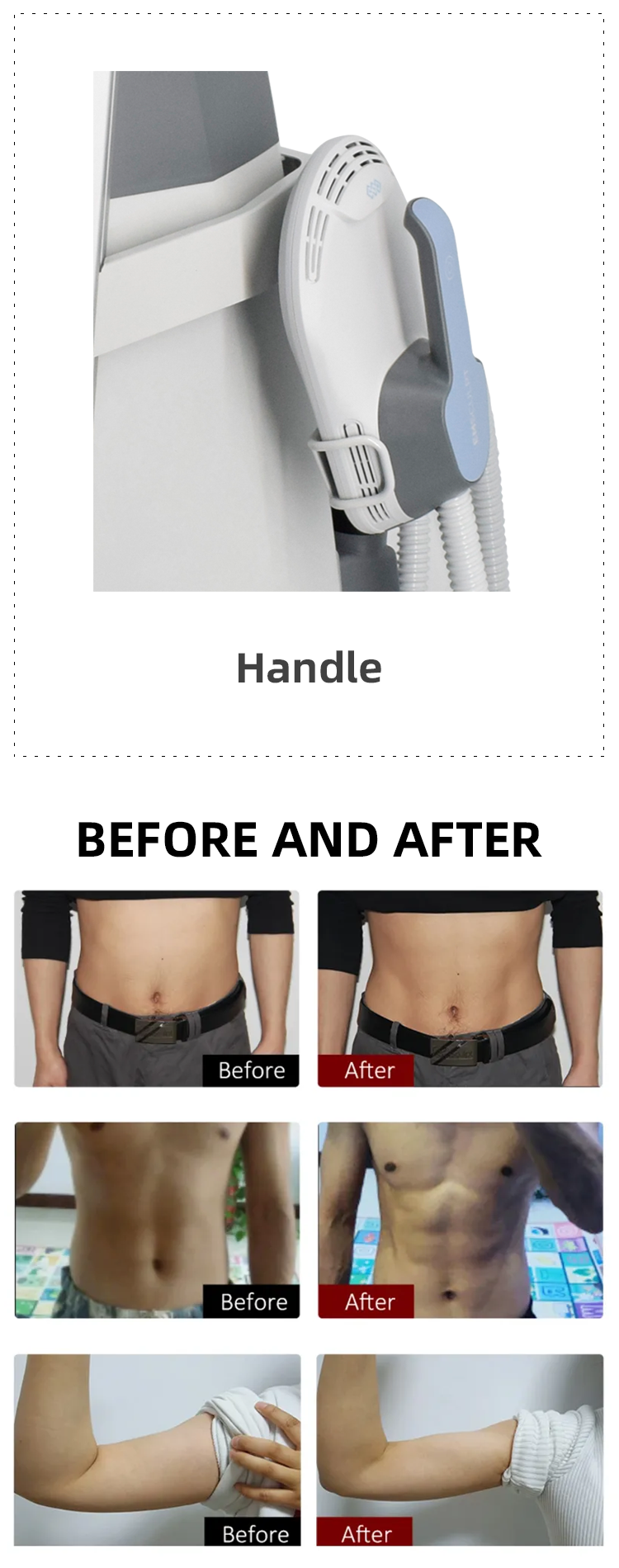 EMSlim Build Muscle And Burn Fat Eletromagnetic Field Technology EMS Body Sculpting Equipment EMSculpture For Sale